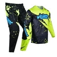 thumbnail image 5 of Willbros Motocross Jersey Pants Combo Breathable Summer MX Racewear Riding Offroad Downhill Gear Set Yellow Black (Jersey Adult L/Pants W34), 5 of 6