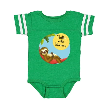 

Inktastic Sedrick Sloth Chillin with Mommy Cute Gift Baby Girl Bodysuit