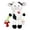 Black and White Cow, variant on Magic Years 8 inch Cow Paci Buddy Plush Toy with Pacifier Strap