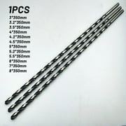 Long drill bit straight shank drill extra long W6 high speed steel drill bit