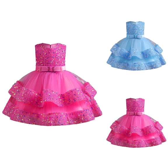 Sparkling Pearl Girls Party Dress For Summer Girl Pageant Gown With Sequin Appliques