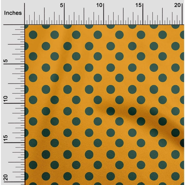 oneOone Tissu Coton Soie Tissu Décor à Pois Imprimé BTY 42 Pouces Wide