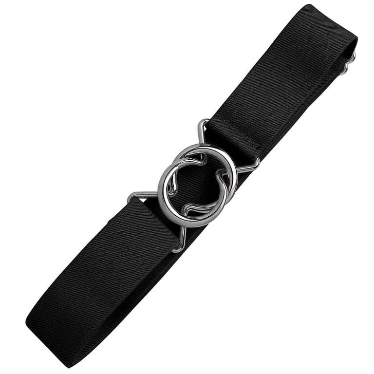 Falari Women's Stretch Belt, Adjustable Metal Buckle photo 7