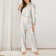 thumbnail image 2 of Fotbe Happy Easter Conjunto de Pijama de Manga Larga para Mujer con Estampado, Ropa de Dormir de 2 Piezas, Conjunto de Casa Suave y Cómodo con Bolsillos-X-Large, 2 of 7