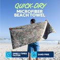 thumbnail image 2 of Toalla de playa SUN NINJA de microfibra sin arena 160x80 cm, 2 of 7