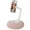 Pink, variant on Foldable Neck Phone Holder Silicone Suction Base, 120° Tilt & Portable Design for Car Bed