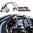 thumbnail image 2 of 4 Uds Cable de Bujía Encendido para Toyota Camry DX LE XLE Negro Unique Bargains, 2 of 7