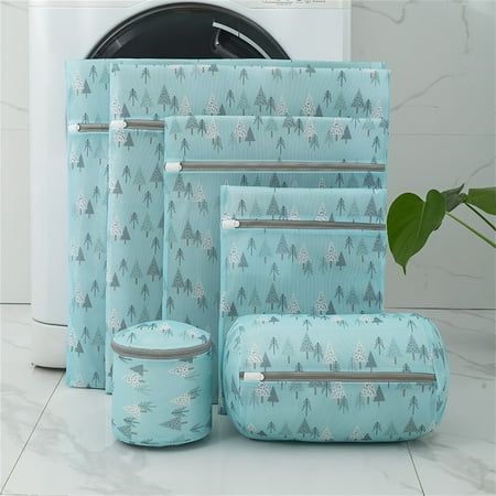 6pcs/set Mesh Laundry Bags Laundry  Blouse  Hosiery  Stocking  Underwear  Bra Lingerie  Travel Laundry Bag
