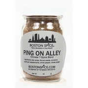Boston Spice Ping On Alley Handmade Oriental Asian Chinese Seven 7 Spice Better Than 5 Blend Desserts Cakes Cookies Poultry Beef Vegetables Seafood Noodles Soups 1.9oz/56g 1/2 Cup Jar