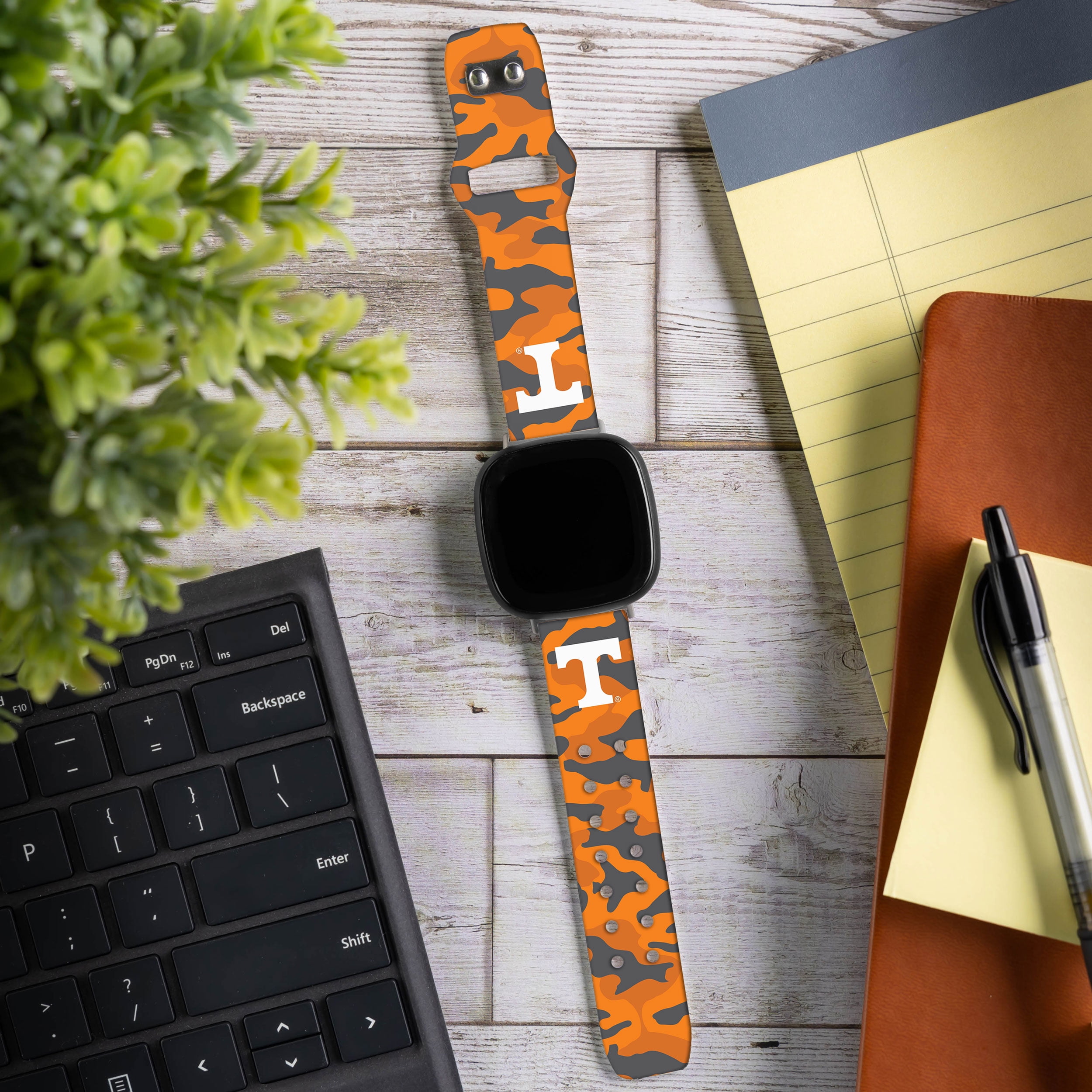 Tennessee HD Camo Unisex Watch Band for FitBit Versa 3 & Sense (Long)