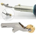 thumbnail image 2 of Buse de Soudage pour Sol en Acier Inoxydable 304 avec Roues - Argent & Or, Résistant aux Hautes Températures (800-1000°C) Anticorrosion, 3 Lames, Compatible avec Tringles de Soudure 3mm/4mm/5mm, Diamètre Intérieur 5mm, Antirouille, 2 of 6