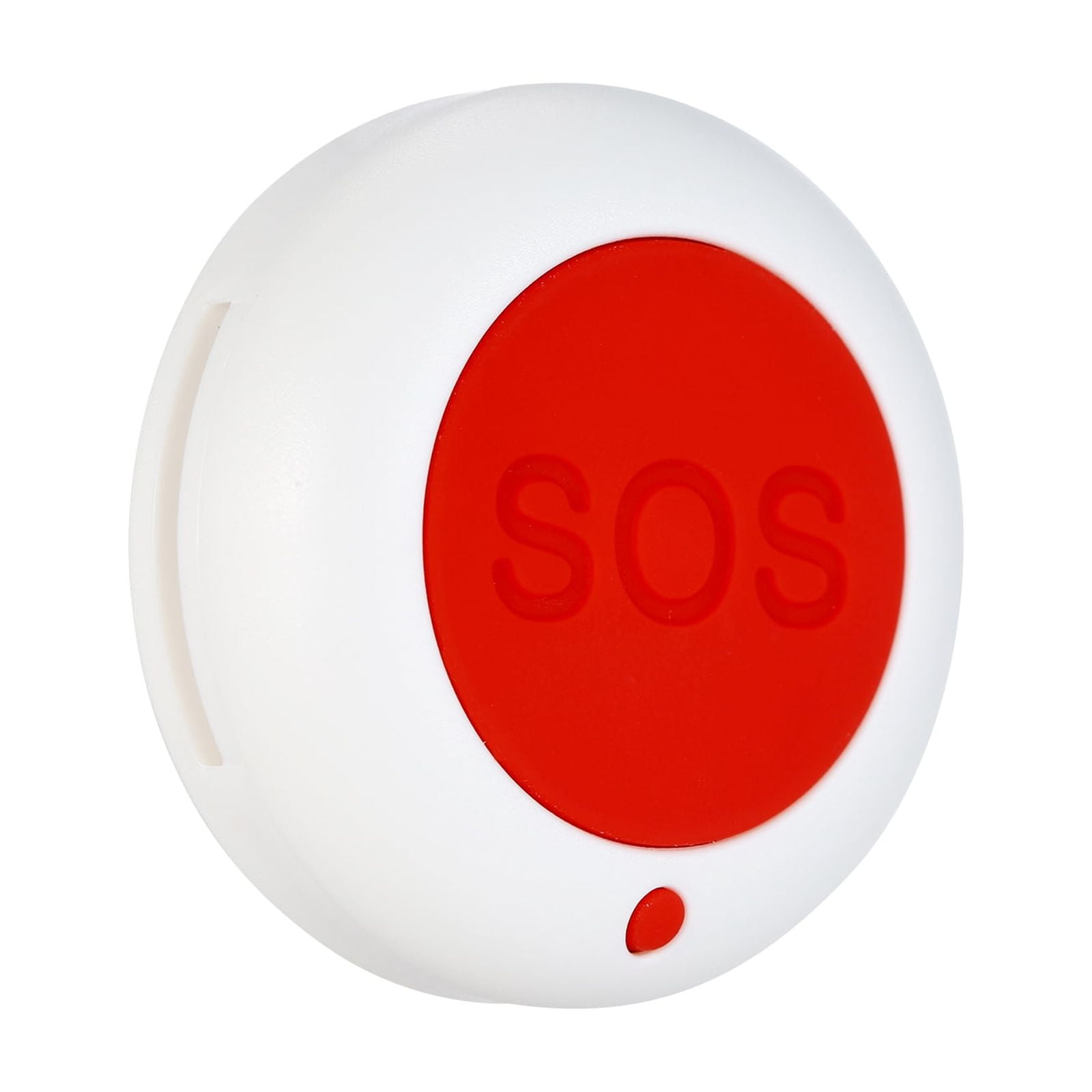 BIMZUC Wireless Remote SOS Emergency Call Button 433MHz Caregiver Pager for Bed Chair Floor Mat Fall Alarm Patient Elderly Disabled Press Help Alert System for Home Security Use (1.81 in / 46 mm)