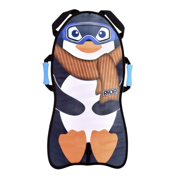 Character Snow Mat 36 inch - Single Rider Roll Up Mat-Penguin