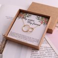 thumbnail image 5 of TURANDOSS Necklaces Gifts for Women Sister Grandma Necklace 14K Gold Plated Infinity Circle Necklace Gifts for&nbsp;Sister Jewelry Gifts, 5 of 5