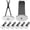 Black, variant on HONMEET 20Pcs Auto Vent Clips Black Metal Car Vent Diffuser Clip with Strong Clamping