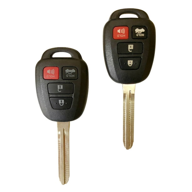 2 Replacement Key for 2014-2016 Toyota Camry Corolla Keyless Entry