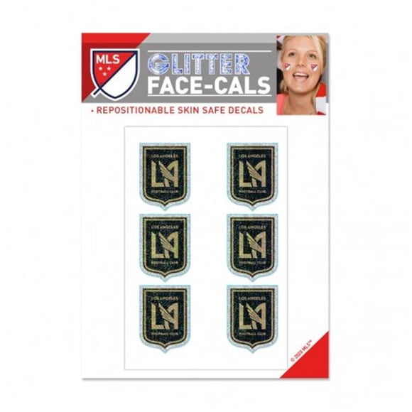 Wincraft 1493475178 MLS Los Angeles FC Tatouage Visage Cals