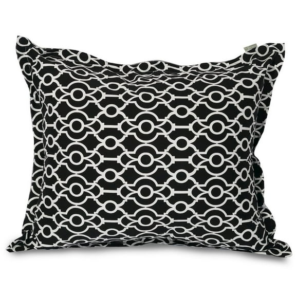 Majestic Home Goods Floor Pillow Athens Black