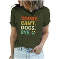 thumbnail image 4 of YUGYXL Trendy Short Sleeve Printed Shirts Summer Tees Army Green S, 4 of 6
