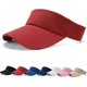 thumbnail image 1 of Solskyddskeps - Keps för kvinnor med hästsvans, Sport utomhus enfärgad keps, Justerbar twill golf tennis keps för män, 1 of 4