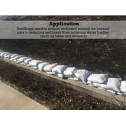 Sandbags For Flooding - Size: 14 x 26 - Orange - Sandbags Empty - Sandbags Wholesale Bulk - Sand Bag - Flood Water Barrier - Water Curb - Tent & Store Bags (10 Bags)