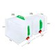 thumbnail image 5 of Bolsa de Agua Plegable de 4 Piezas, Botellas de Agua Potable Plegables y Portátiles de 20 L Bolsa de Agua Plegable, Contenedores de Agua Reutilizables para Acampar Senderismo, 5 of 5