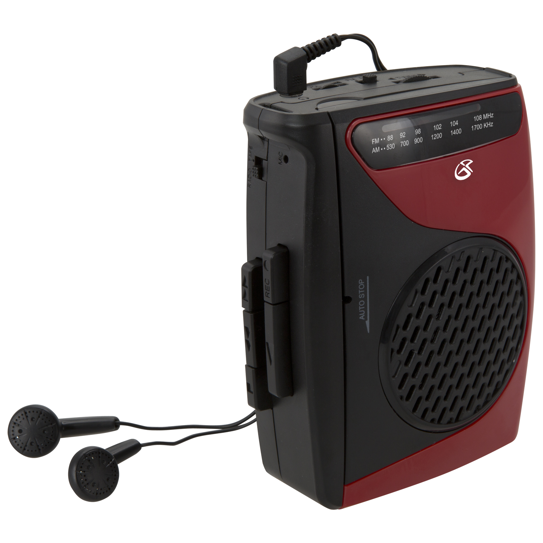 GPX CAS337B Cassette Player with AM/FM Radio photo 2