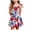 Dark Blue, variant on Linfrsh Girls Summer Dresses Patriotic 4th of July American Flag Dresses Flare Sleeveless Summer Round-Neck Dresses(Sky Blue,4-5 Years)