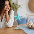 thumbnail image 5 of Starfish Tabletop Ornament Nautical Beach Style Decor With Base Style A for Table Shelf Cabinet and Coastal Room Decor, 5 of 7