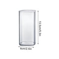 thumbnail image 1 of Vwrxbz Transparent Glass Water Cup Square Mouth Drinking Glass Large Capacity Crystal Cup for Milk Juice, 1 of 9