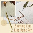 thumbnail image 5 of Guardoinrt Slanting Fine Tip Line Paint Pen Refillable Fluid Applicator Precision Scratch Repair Art Crafts Tracing Tool Rock Wall 0.7mm, 5 of 5
