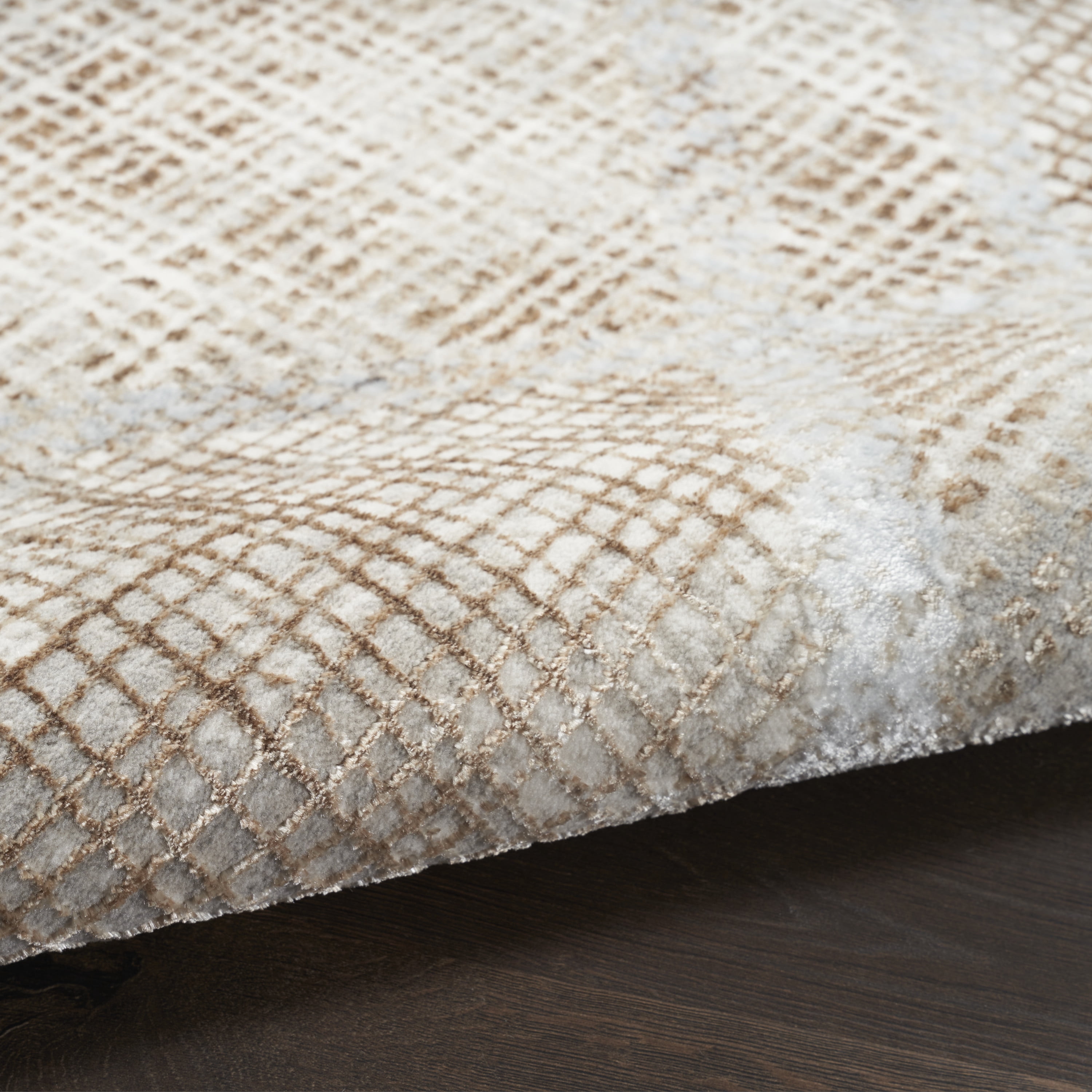 Inspire Me! Home Décor Iliana Modern Grey Mocha 7'10" x 9'10" Area Rug (8x10)