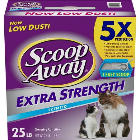 Scoop Away Cat Litter Extra Strength Scented, 25.0 LB