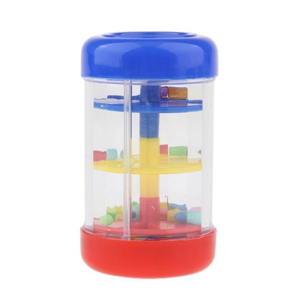 Juguete Sonajero de Lluvia Multicolor para Niños - Divertido Regalo Musical 10 Cm 4 piezas