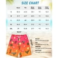 thumbnail image 4 of Justay Story Mens Swim Trunks 9" with 2 in 1 Compression Breathable Liner Zipper Pockets Quick Dry Swim Bathing Suit Summer Beach Hawaiian Shorts, Size S-2XL, 4 of 6