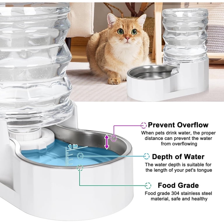 RIZZARI 5L Pet Water Fountain with Stainless Steel Bowl photo 7