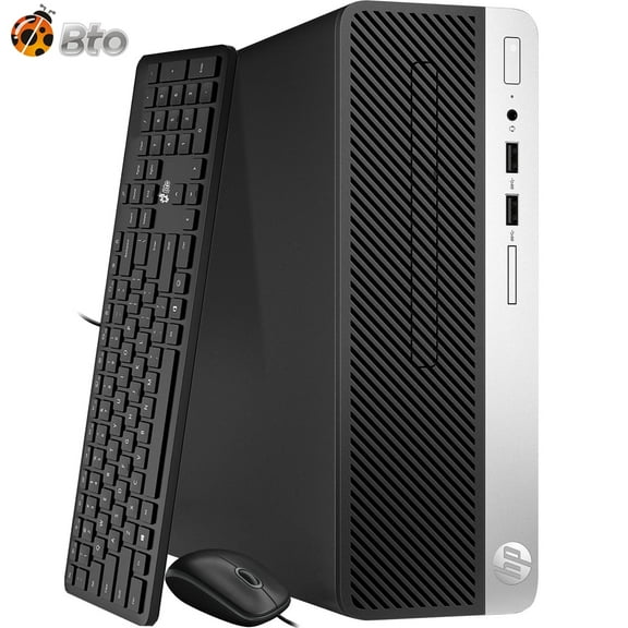 Restored HP EliteDesk 800 G3 Desktop Computer PC, Intel Quad Core i5-6500 upto 3.60GHz, 8GB DDR4 Ram, 256GB SSD, Built-in Wi-Fi , BTO Keyboard & Mouse, Windows 11 Pro (Refurbished)