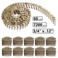 thumbnail image 1 of 3/4" x .12" Round Head Electro Galvanized Roof Nails (60 Rolls), 1 of 5