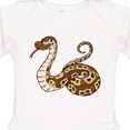 thumbnail image 4 of Inktastic Cute and Cuddly Ball Python snake Boys or Girls Long Sleeve Baby Bodysuit, 4 of 5