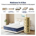 thumbnail image 2 of California King Mattress,Pamag pieeoo 12 inch Cooling Memory Foam Hybrid Mattresses in a Box,Medium, 2 of 7