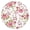 Artist, variant on Abstract Floral Round Table Cover Elastic Edge Waterproof Tablecloth with Rose & Peony Print