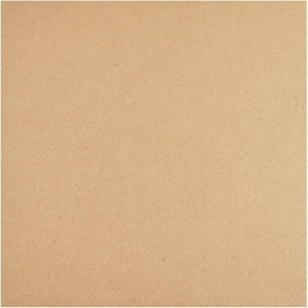 Tableros de madera MDF para manualidades, 10 x 10 pulgadas, cuadrados, de fibra de densidad media, aglomerado.