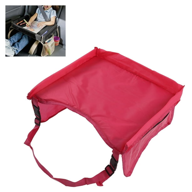 Kids Car Table Tray, Waterproof Stable Kids Travel Tray Storable