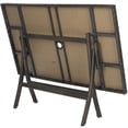 thumbnail image 3 of Safavieh Dillettie Rect Folding Table in Brown, 3 of 3