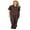 Chocolate, variant on Women Scrub Set Medical Scrub Top and Pants (Chocolate, 3X-Large)