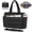 Black, variant on Tote Bag for Women with Cup Holder, 15.6 inch Quilted Laptop Handbag for Work Travel, Teacher Puffer Work Bag,Beige
