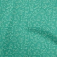 thumbnail image 1 of oneOone Georgette Viscose Sea Green Fabric Conversational Print Sewing Craft Projects Fabric Prints By Yard 42 Inch Wide, 1 of 4