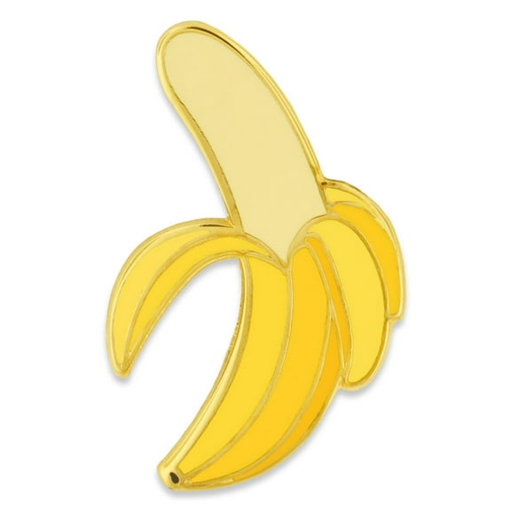 PinMart's Yellow Banana Fruit Food Enamel Lapel Pin