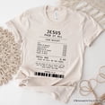 thumbnail image 6 of Jesus Paid It All Cash Receipt T-Shirt, Christian Tee for Believers, 6 of 6