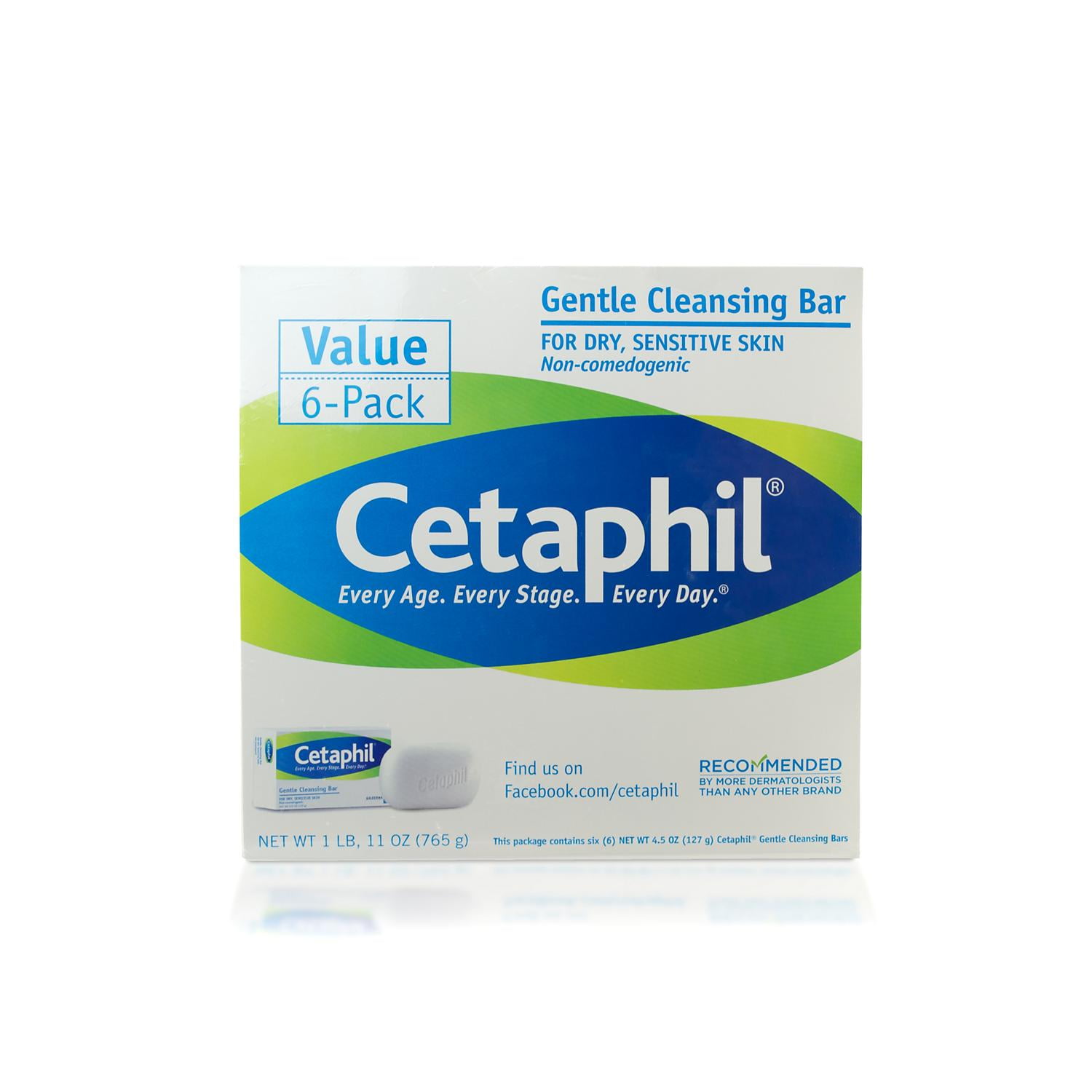 Bar value. Cetaphil gentle cleansing bar.